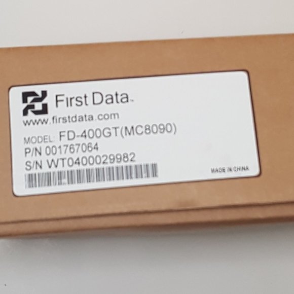 New In Box First Data FD400GT (MC8090) Credit Card Reader - Picture 2 of 7